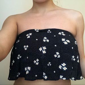 Floral Flow-y Bandeau Top